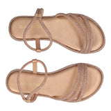 Sandali Bambina Oro Rosa