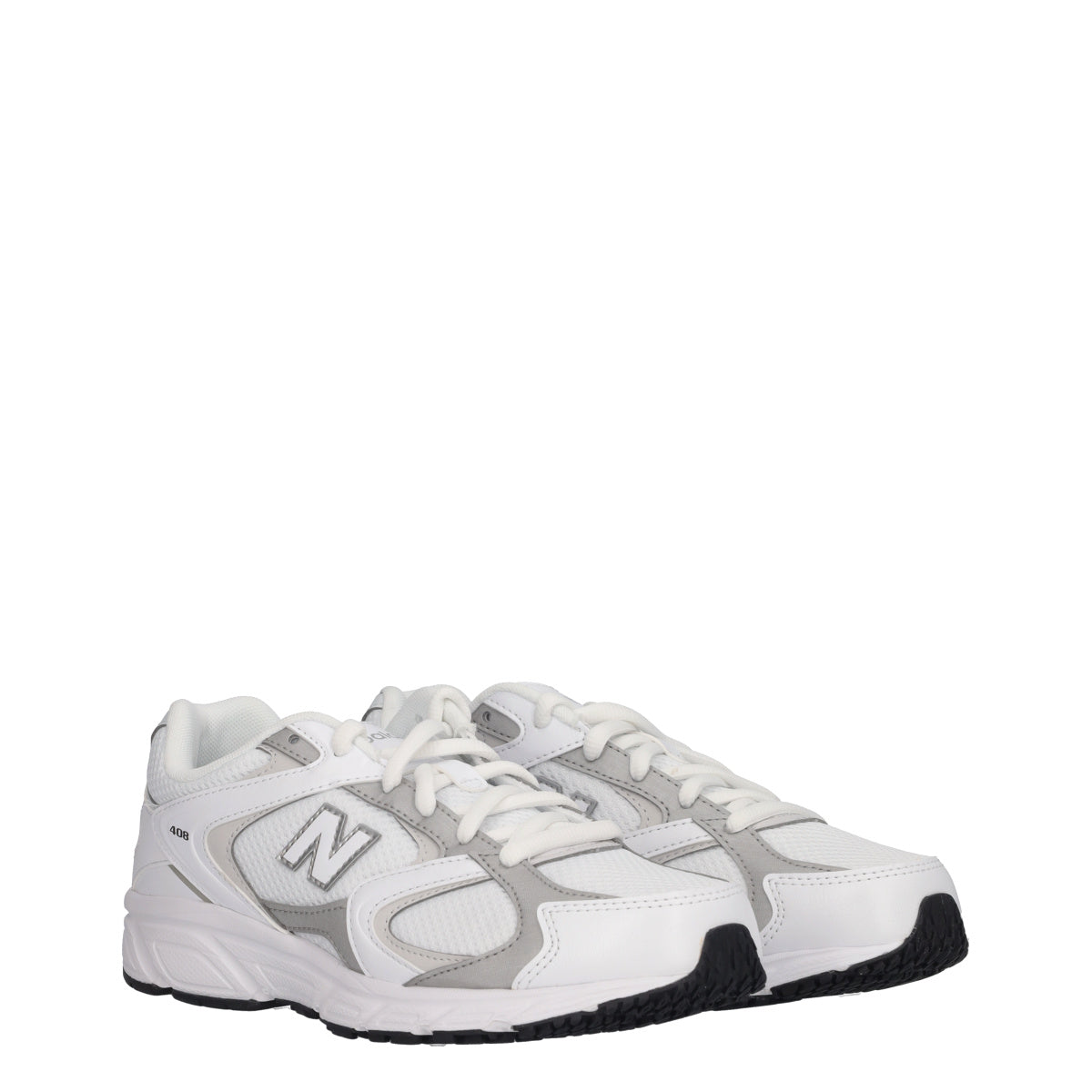 408 Sneakers Ragazzi Bianche e Argento