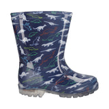 WOSH - Stivali da Pioggia Bambino Blu con Luci!