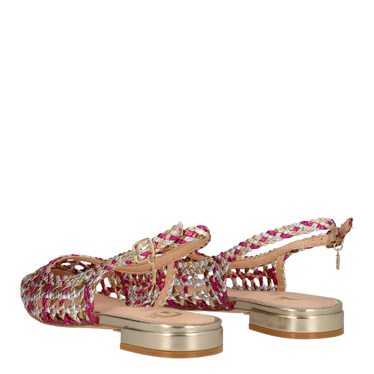 Slingback Donna Multicolor e Metallizzato