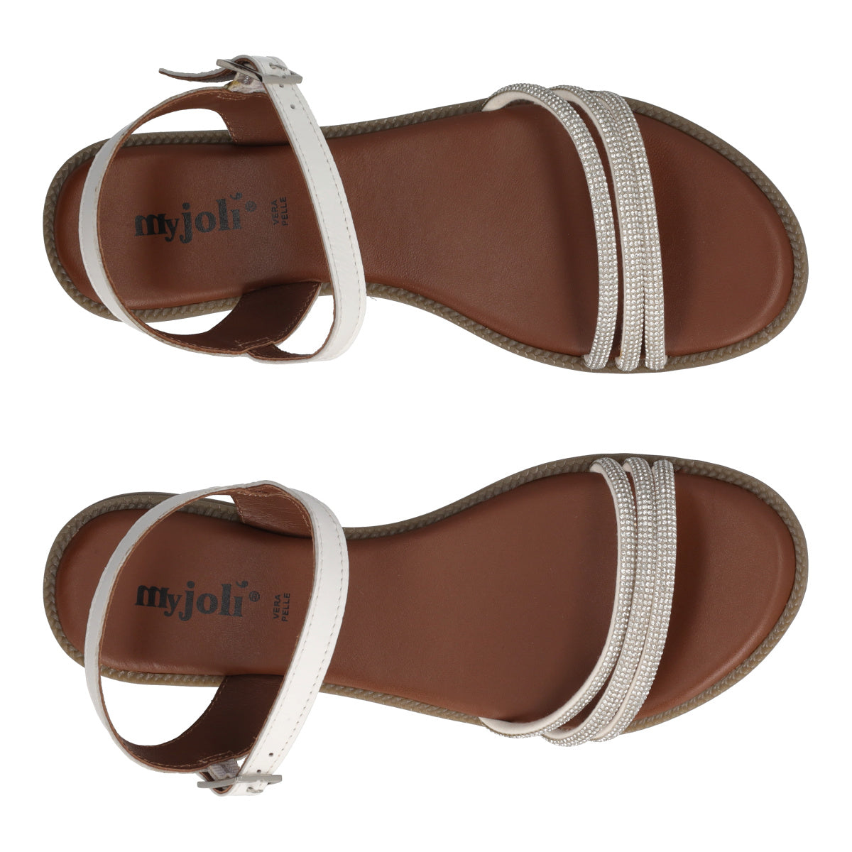 JOLLY Sandali Donna Bianche