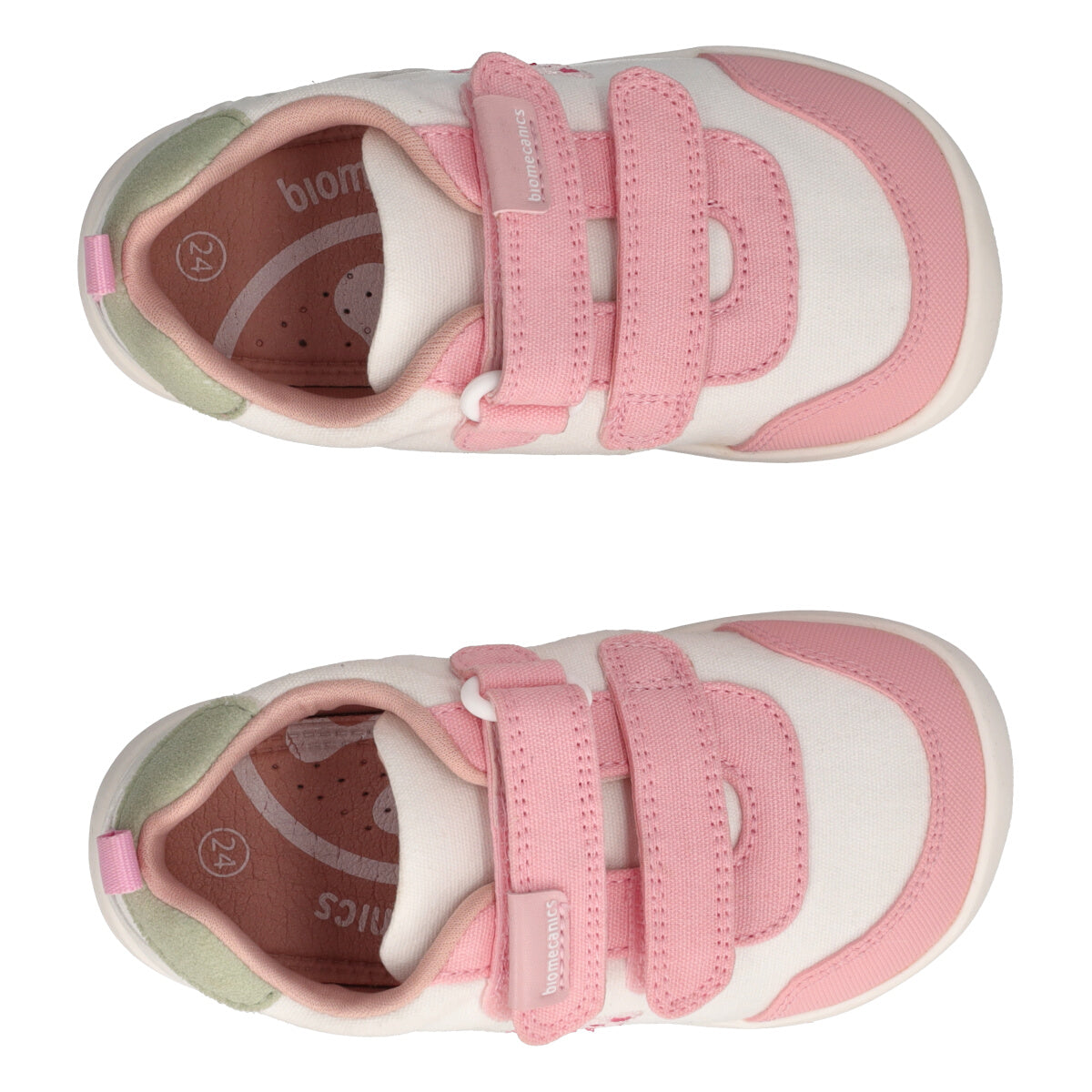 Primi Passi Bambina Bianche e Rosa Pianta Larga