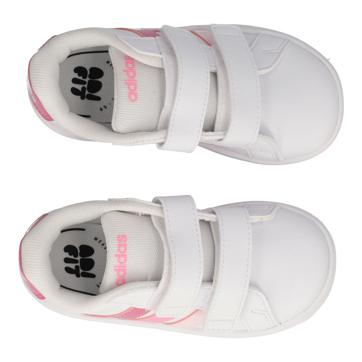 GRAND COURT 3.0 CF Sneakers Bambina Bianche e Rosa