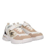 Sneakers Bambina Bianche e Beige
