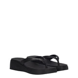 HIGH PLATFORM Infradito Donna Nere