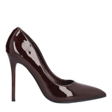 Décolleté Donna Marroni in vernice