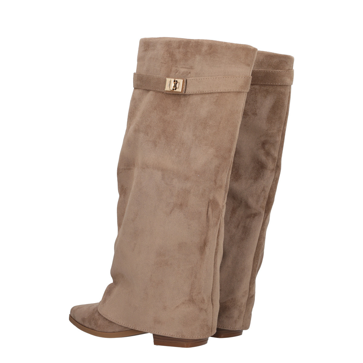 Stivali Texani Donna Beige