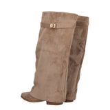 Stivali Texani Donna Beige