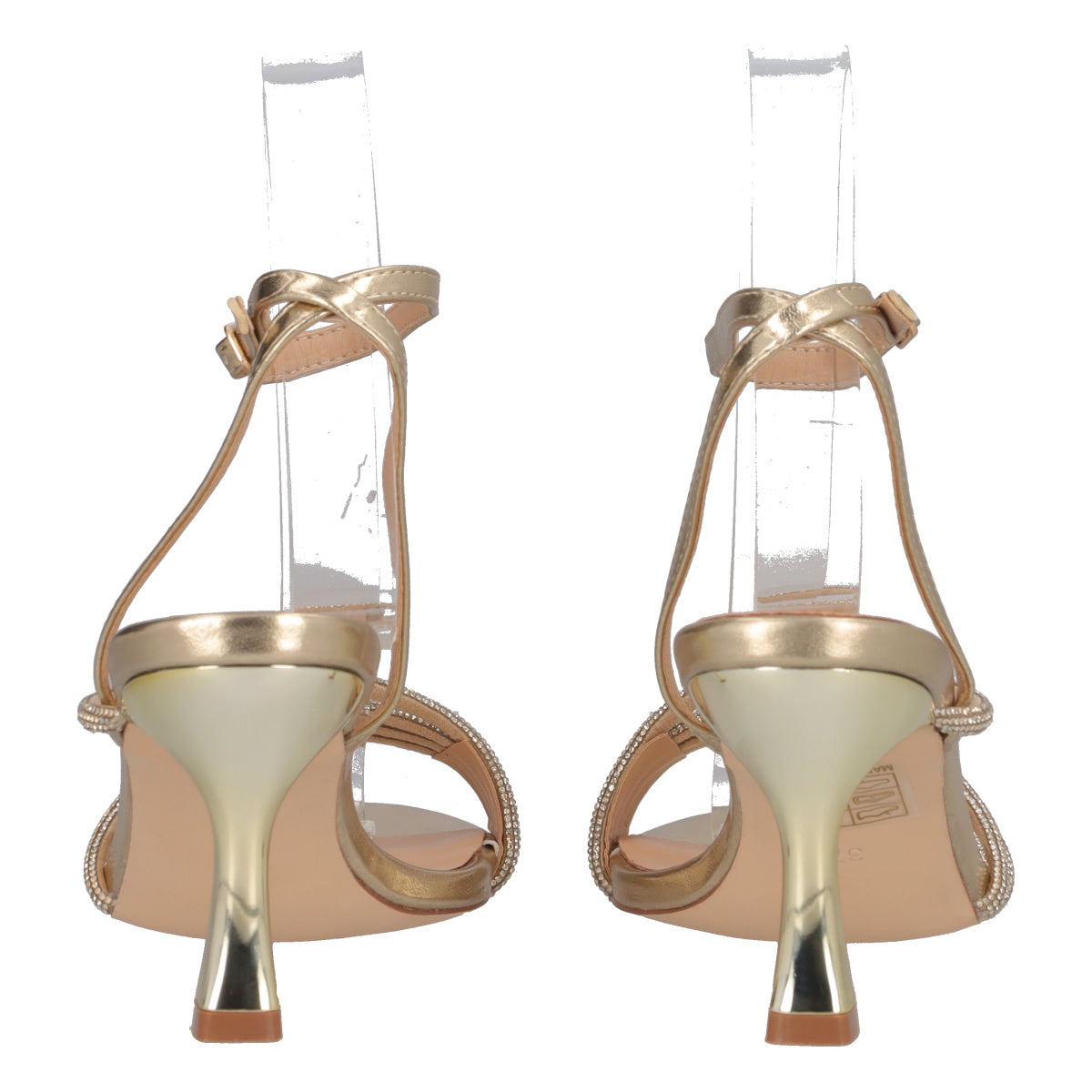 Sandali con tacco Donna Oro
