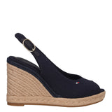 FLAG HIGH WEDGE ESPAD SLINGBAC Zeppe Donna Blu