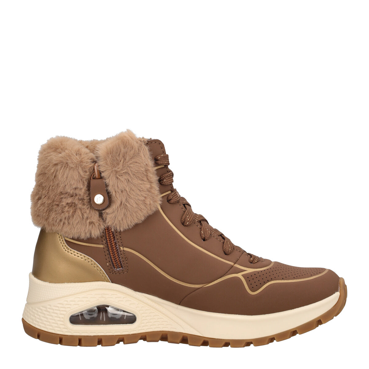 UNO REGGED Polacchini Donna Marroni