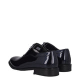 Stringate Uomo Blu in Vernice