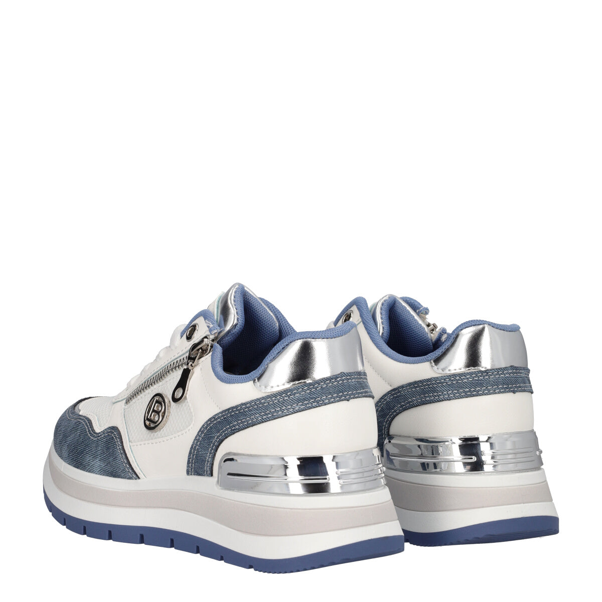 Sneakers Donna Bianche e Blue Jeans