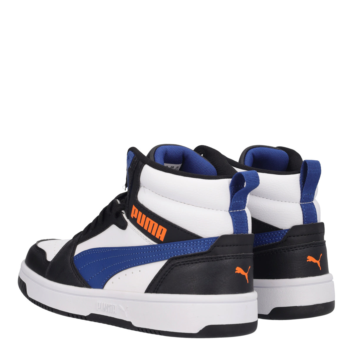 REBOUND V6 MID JR Sneakers Bambino Bianche, Nere e Blu