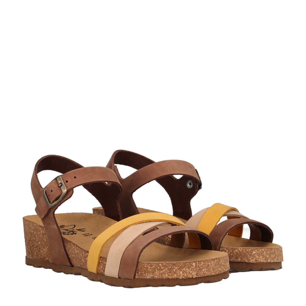 Sandali Donna Moka, Senape e Noce