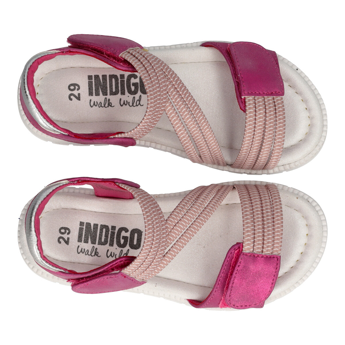 Sandali Bambina Rosa e Fucsia