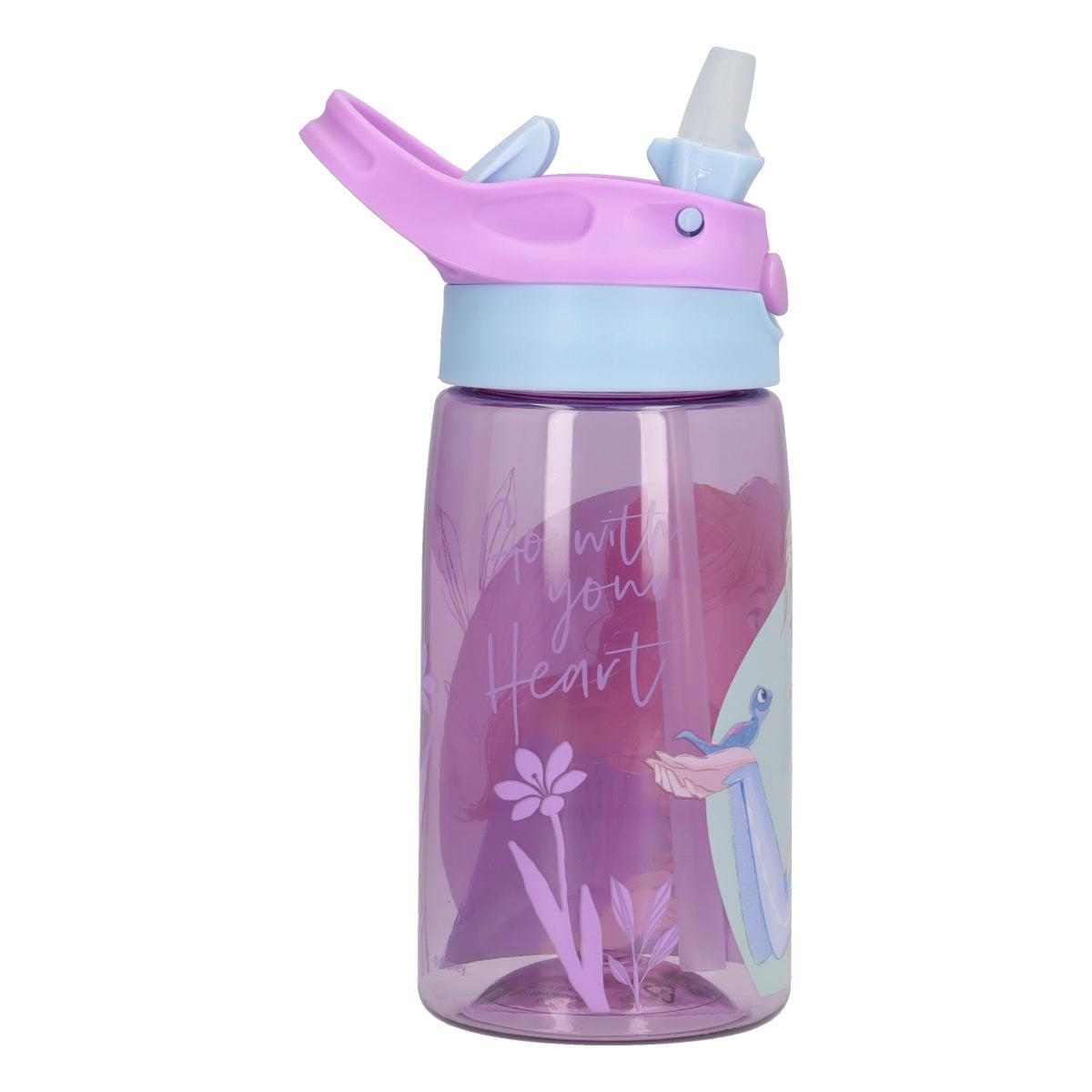 Borraccia con Cannuccia 480ml Tema Frozen