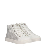 Sneakers Alte Bambina Bianche
