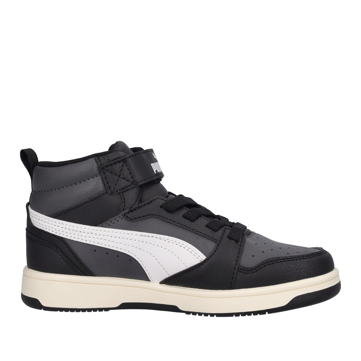 REBOUND V6 MID AC PS Sneakers Junior Grigie, Nere e Bianche