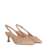 Slingback Donna Champagne