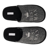 Ciabatte Casa Uomo Grigie