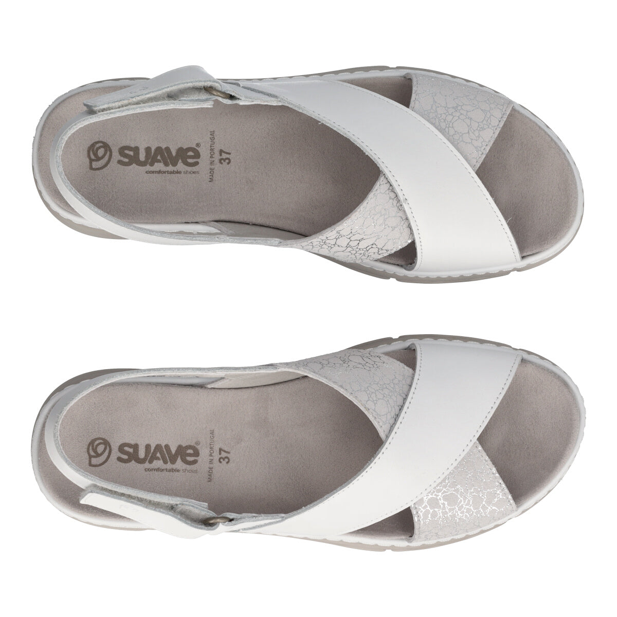 MOSTAR Sandali Donna Bianchi e Grigi