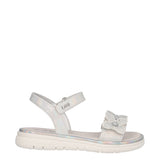 Sandali Bambina Bianchi Metallizzati