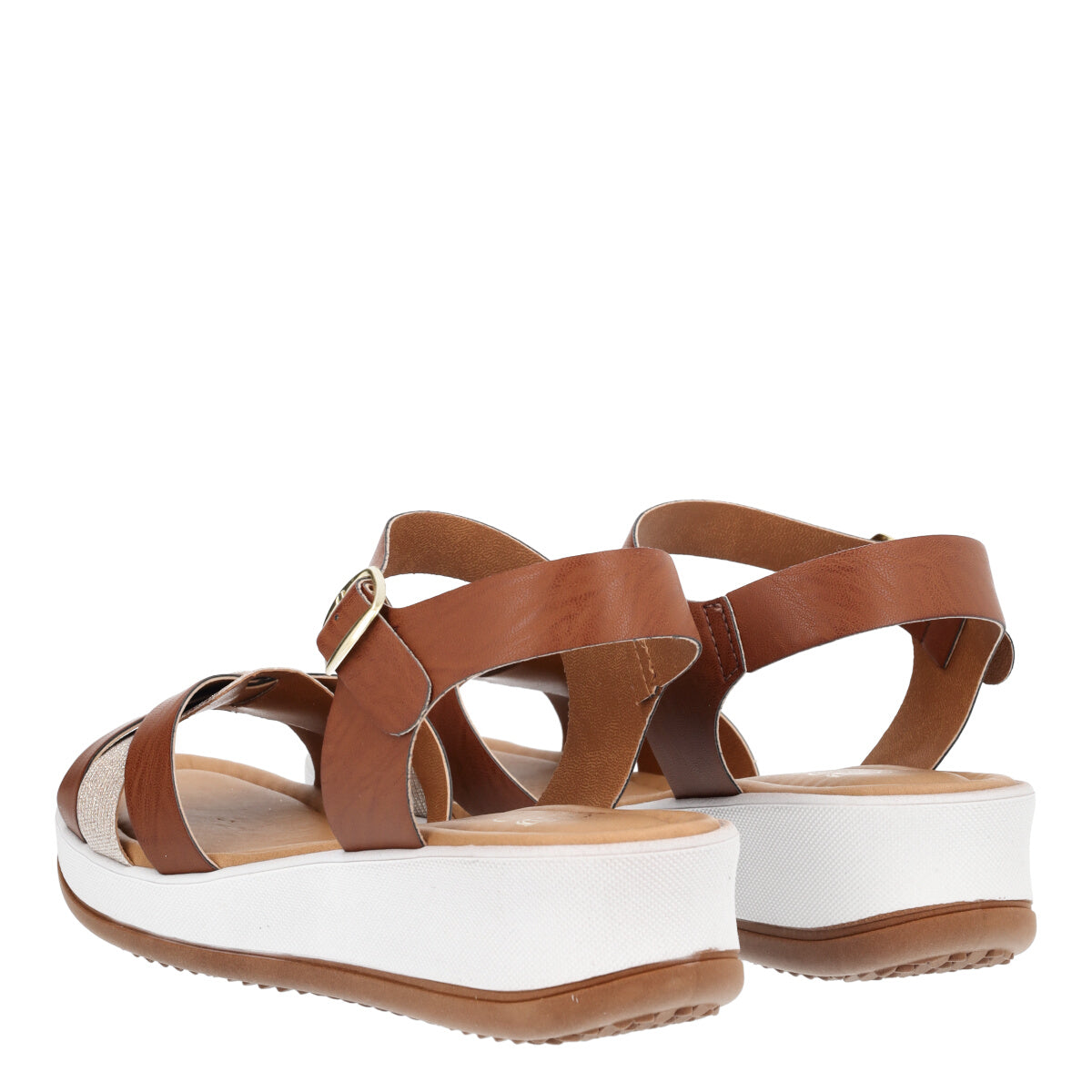 Sandali Donna Marroni e Rame