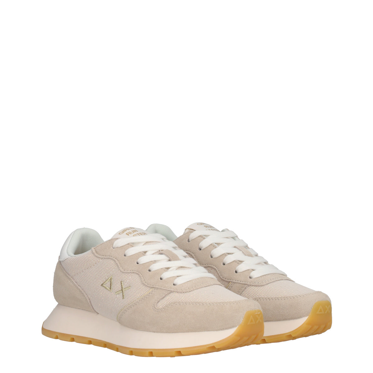 ALLY GLITTER TEXTILE Sneakers Donna Oro