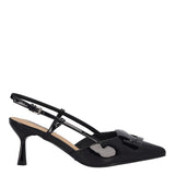 Slingback Donna Nere in Vernice