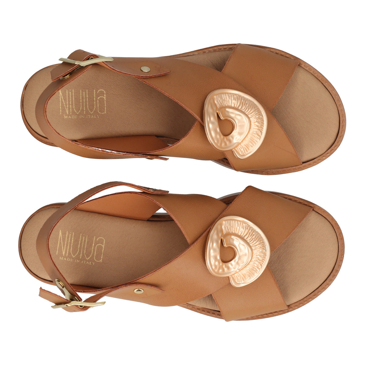 Sandali Donna Color Cuoio