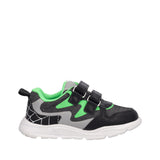 FLUID Sneakers Bambino Nere e Verdi