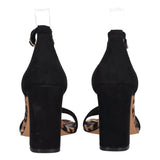 Sandali Donna Neri e Animalier Tacco alto 9 cm