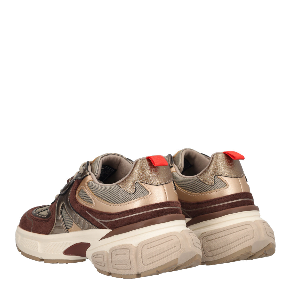 Sneakers Donna Marrone e Beige