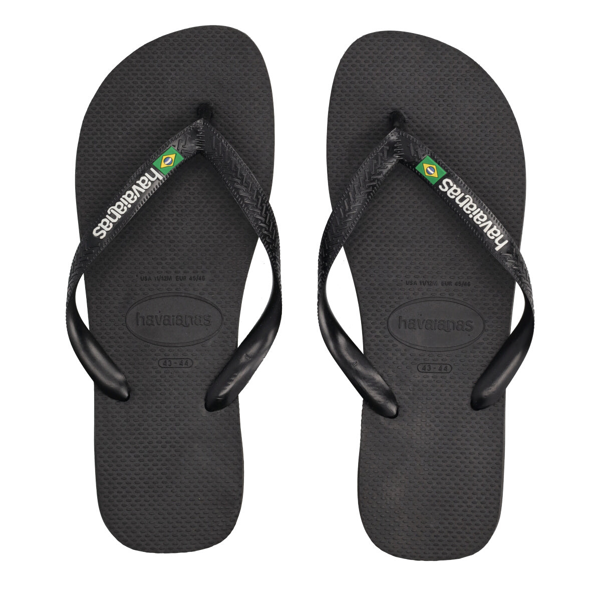 BRASIL LOGO Infradito Uomo Nere