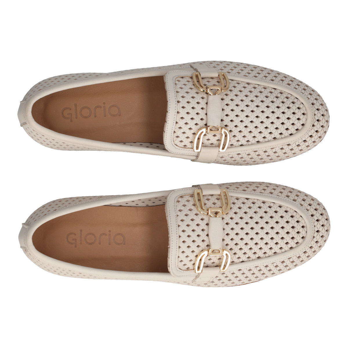 Mocassini Donna Beige