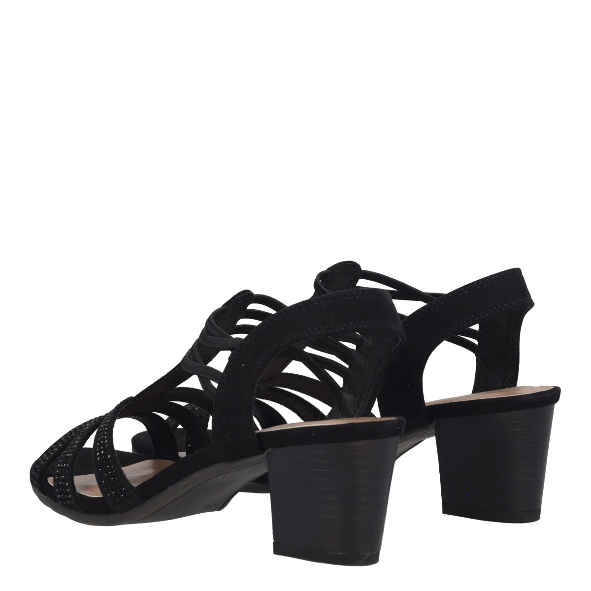 Sandali con Tacco Donna Nero