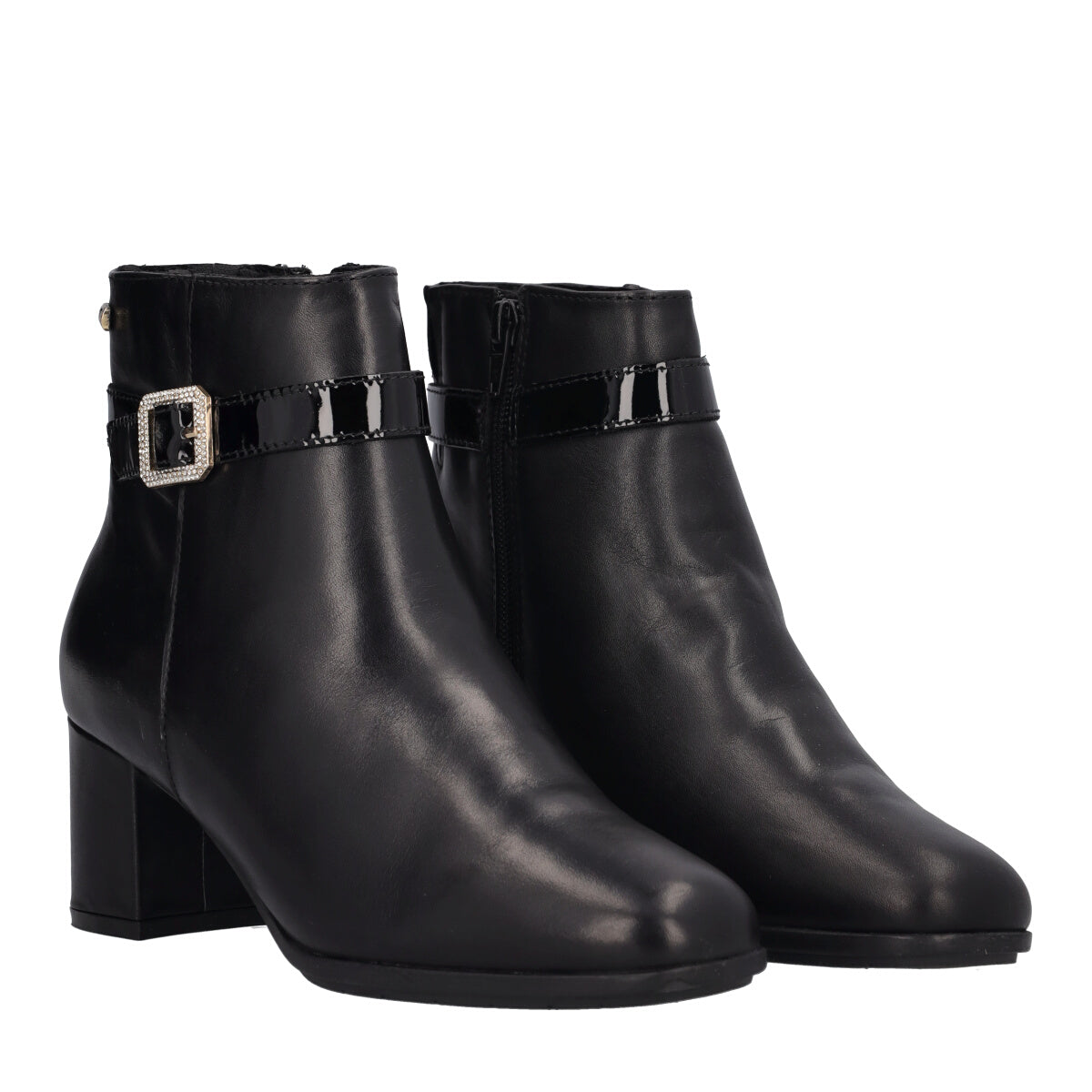 Stivaletti pelle tacco 6 cm