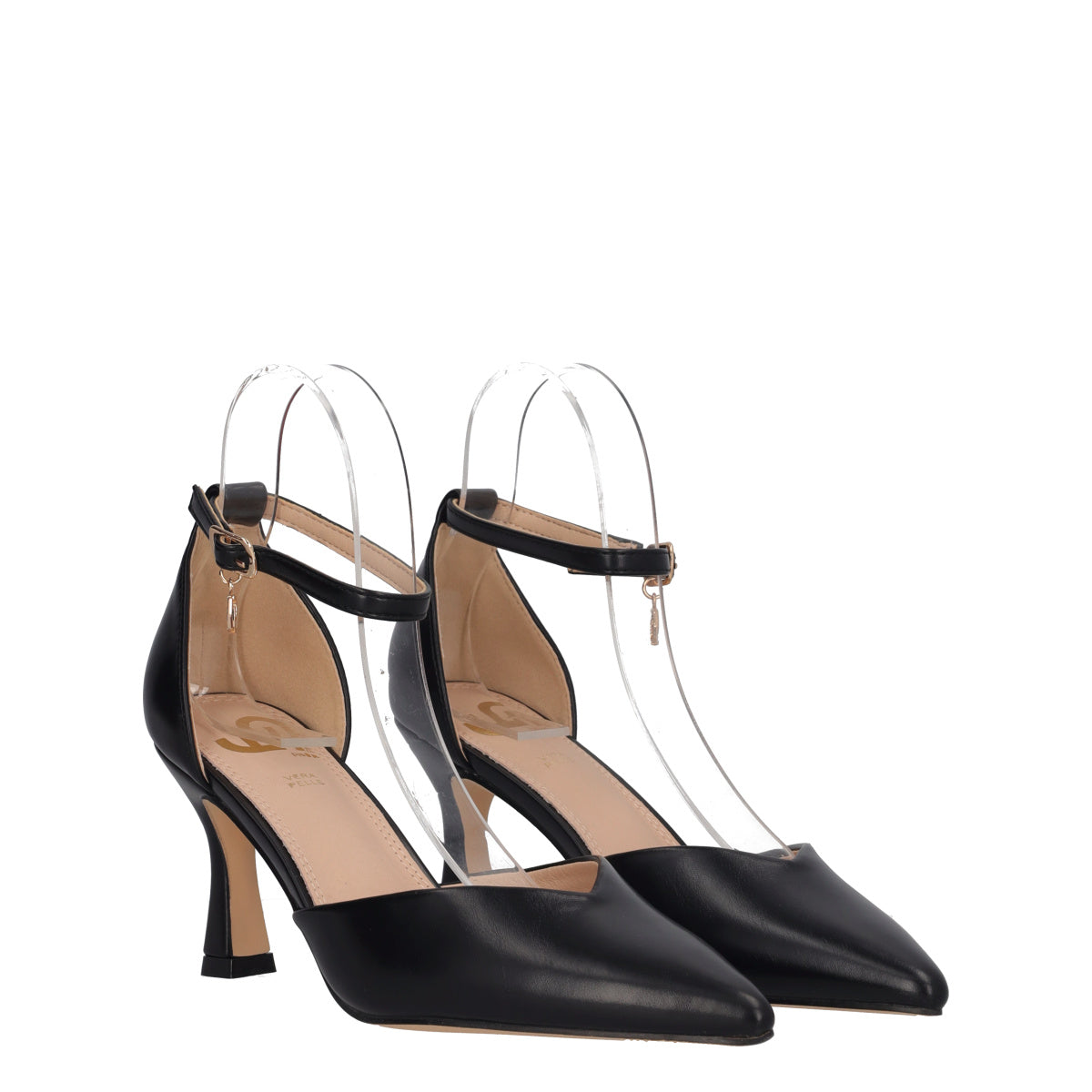 Sandali con tacco Donna Neri