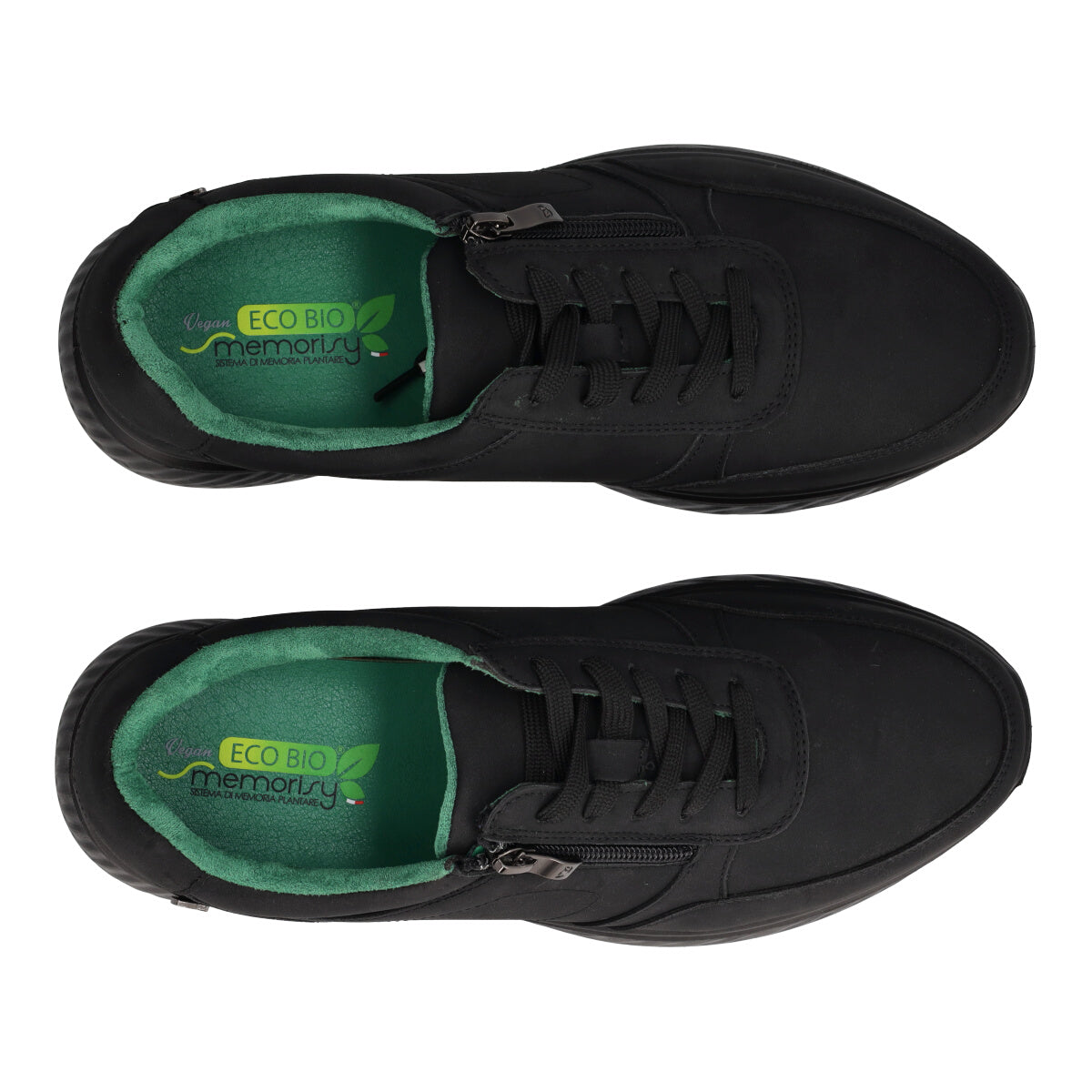 Stringate Comfort Uomo Nere