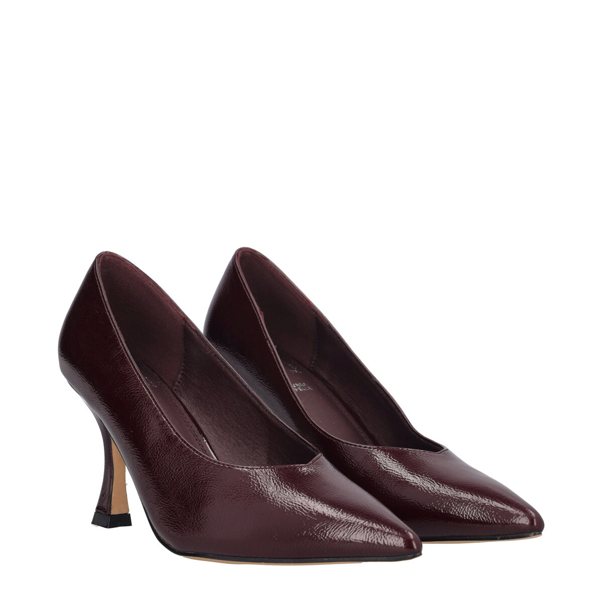 Decolleté Donna Bordeaux Vernice