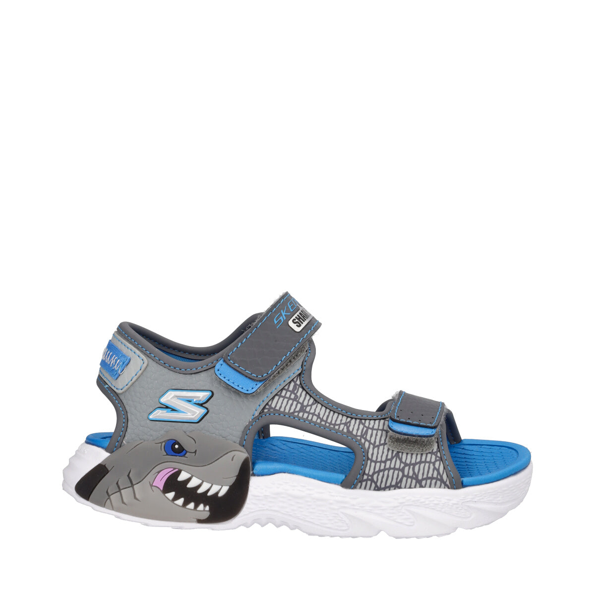 CREATURE SPLASH Sandali Bambino Grigi e Azzurri con Squali