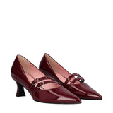 Décolleté Donna Bordeaux in Vernice