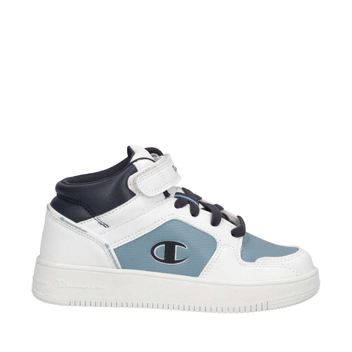RD18 2.0 MID B PS MID CUT Sneakers Junior Bianche e Azzurre