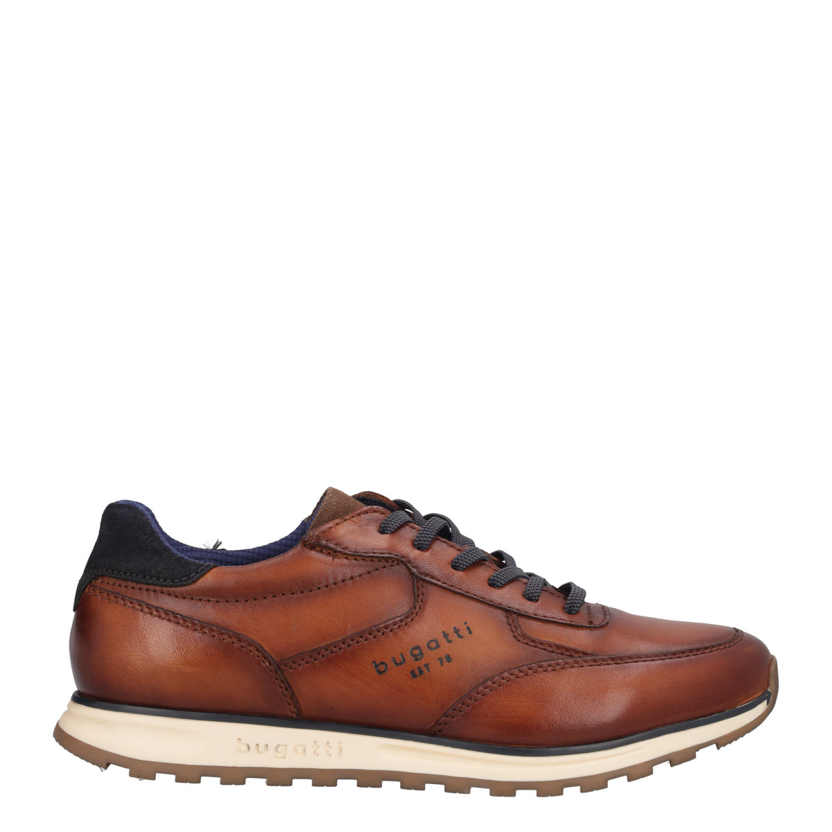 Stringate Uomo Cognac in Pelle