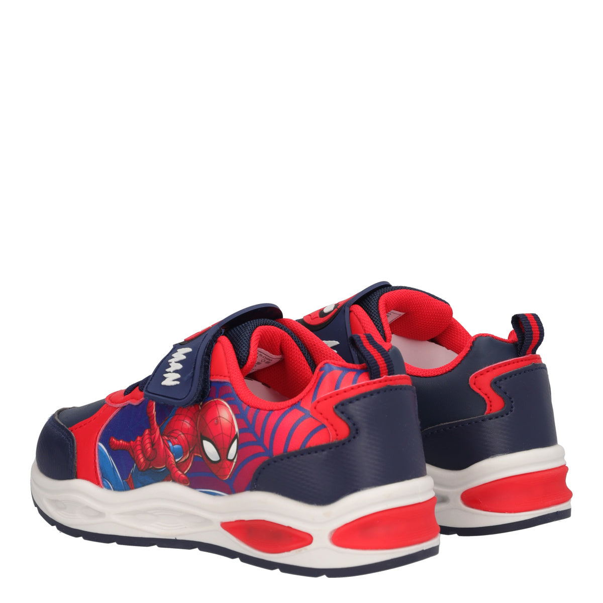 Sneakers Bambini Rosse e Blu - SpiderMan con Luci