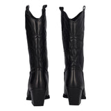 Stivali Texani Donna Neri in Pelle