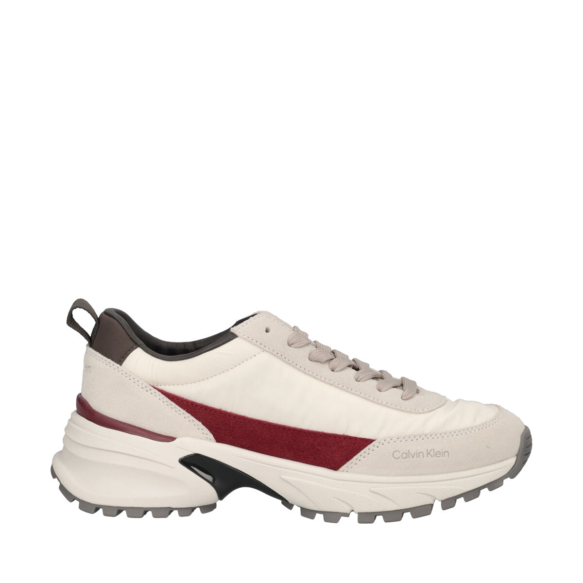 Sneakers Donna Panna, Grigia e Bordeaux