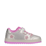 MILLE STELLE Sneakers Bambina Argento con Luci