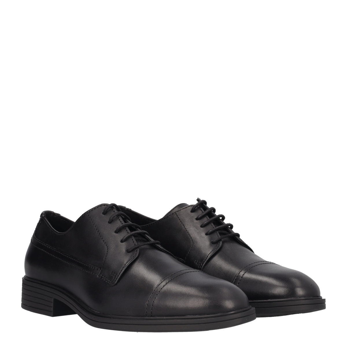 THORIAN carpa derby uomo in pelle nera